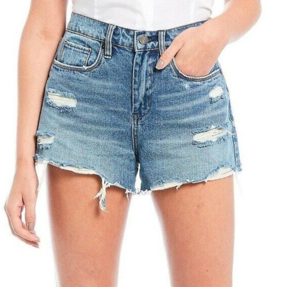 Chelsea & Violet distressed denim shorts